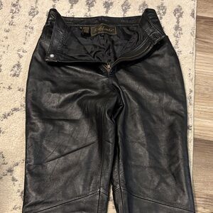 RAFFAELLO ROSSI Black Straight Leg Pants